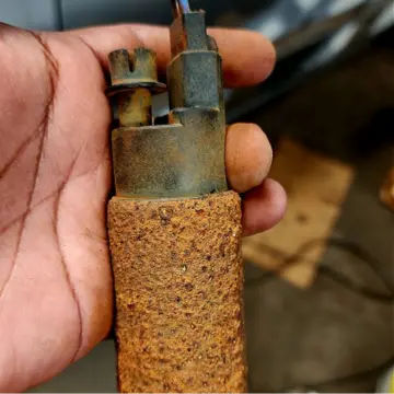 Rusty and clogged fuel pump